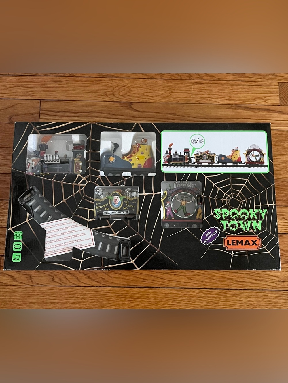 Lemax Spooky Town 2019 CRAZY CLOWN EXPRESS TRAIN
